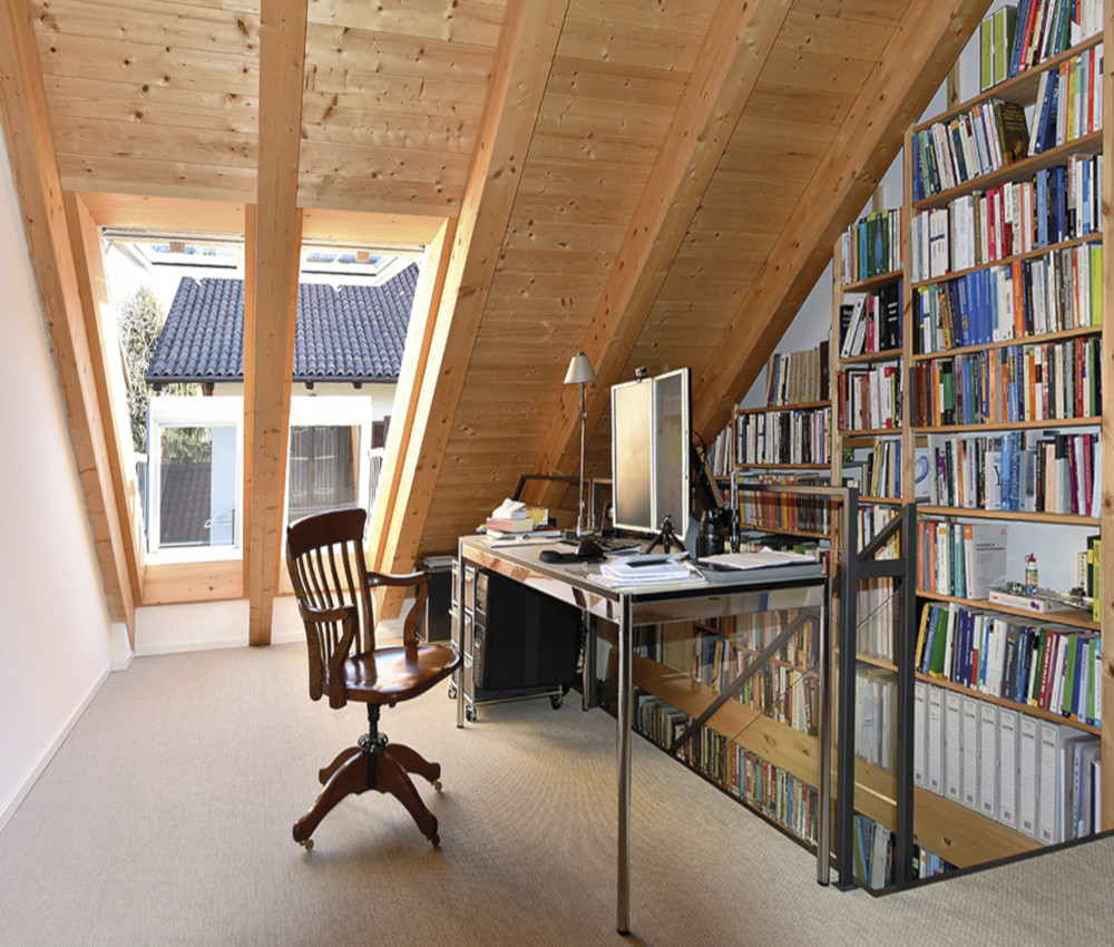 Balcony within the loft space