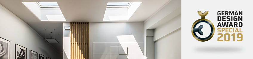 Тип G прозорец за плосък покрив – със стъклен сегмент - FAKRO